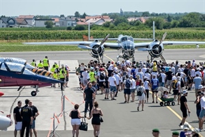 U Varaždinu je i službeno otvorena najveća zrakoplovna priredba u Hrvatskoj – aeromiting CIAV 2024.