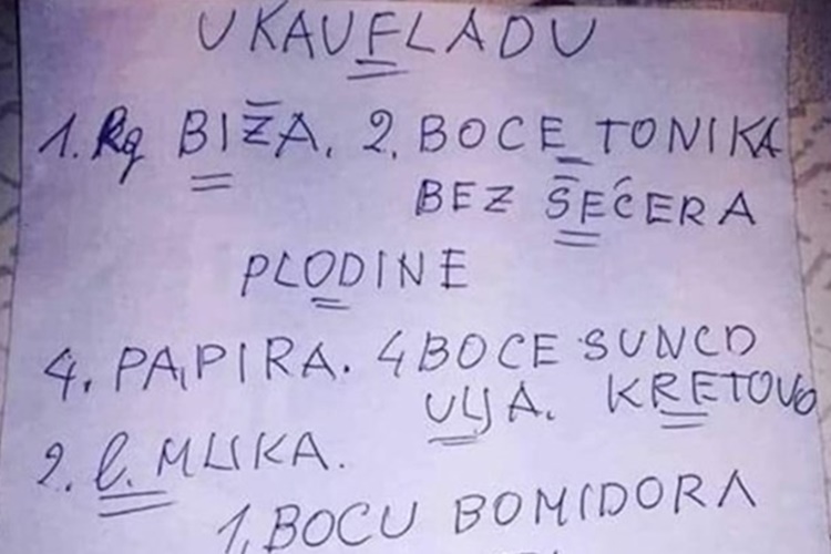 BRAVO ZA BAKU: Popis za kupovinu jedne bake oduševio društvene mreže – sigurno će i vas