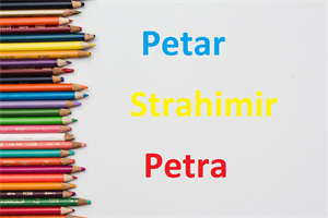 SRETAN IMENDAN Danas slave Petar, Strahimir i Petra!