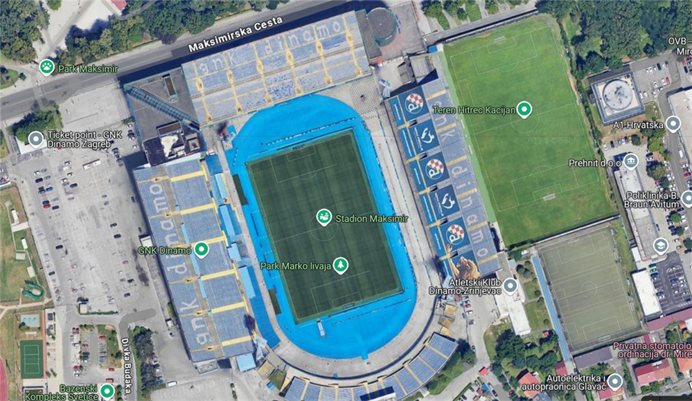 Maksimir na Google kartama preimenovan u "Park Marko Livaja"