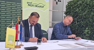 Novomarofski gradonačelnik Siniša Jenkač potpisao ugovor o radovima na energetskoj obnovi upravne zgrade