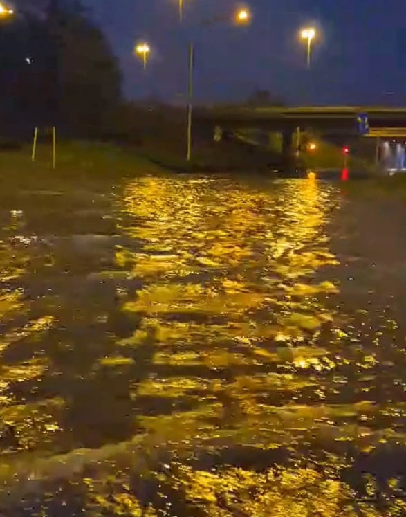 Potopoljen podvožnjak u Škorpikovoj u Zagrebu