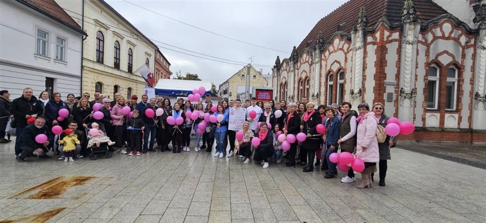 Dan ružičaste vrpce obilježen i u Čakovcu, akciju podržali župan Posavec i gradonačelnica Cividini