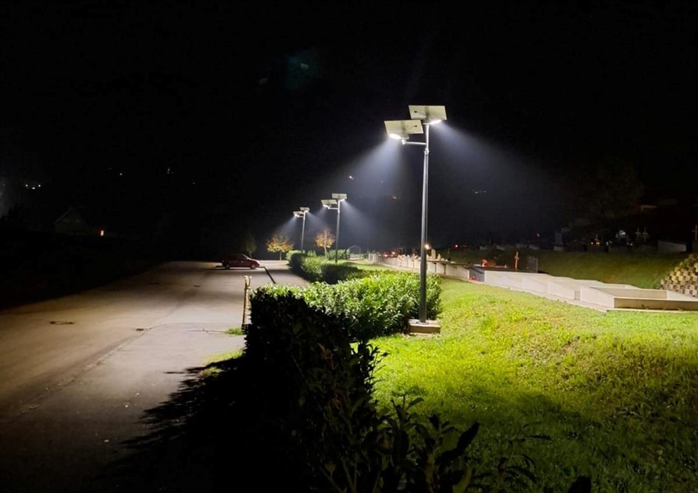 Ekološka rasvjeta na groblju u Kumrovcu: Postavljene solarne LED svjetiljke