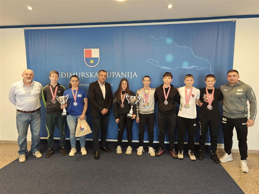 Međimurski župan Posavec primio sportaše Judo kluba Zrinski koji su tijekom ove godine ostvarili odlične rezultate