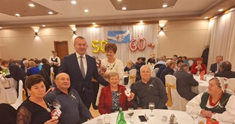 Bračni parovi iz Varaždinske županije proslavili 50 i 60 godina braka, čestitao im i župan Stričak