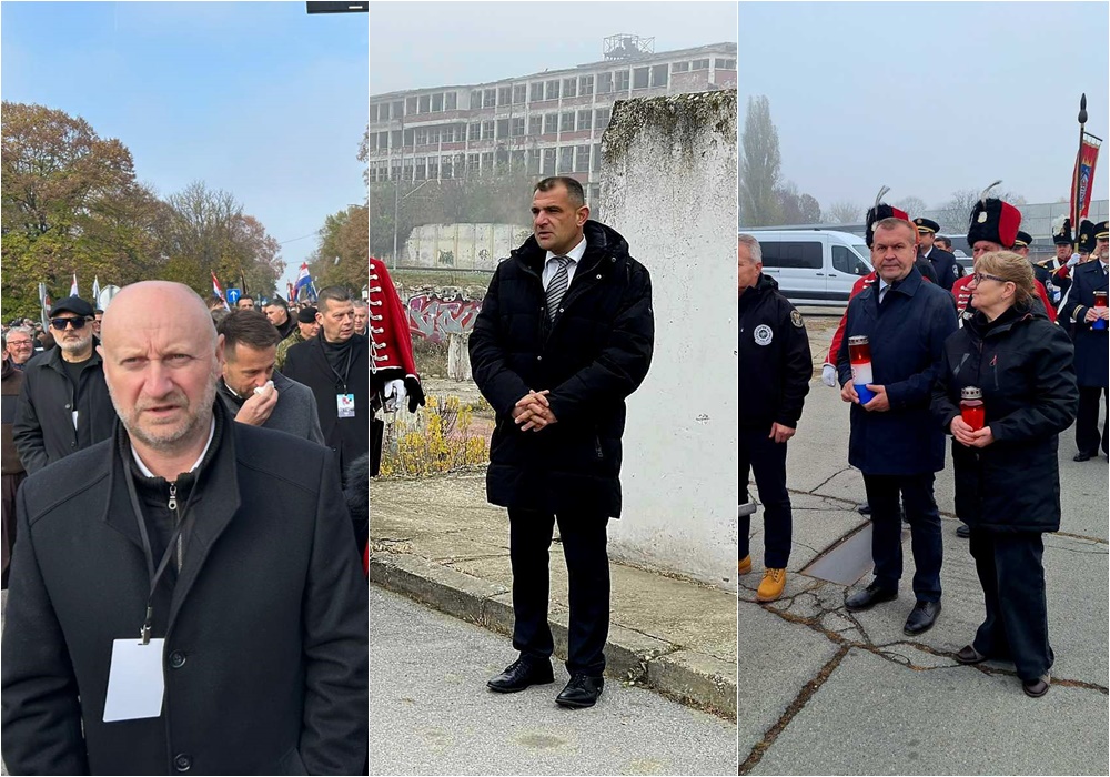 Župani Kolar, Posavec i Stričak odali počast i poklonili se žrtvama stradalima u obrani grada heroja