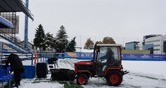 Hoće li stadion u Varaždinu biti spreman za sutrašnje gostovanje Lokomotive? Radi se na tome!