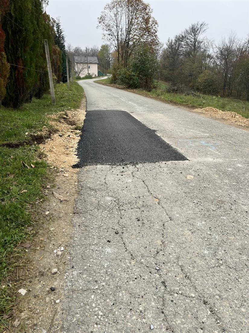 Sanirane lokalne nerazvrstane ceste na području općine Jesenje