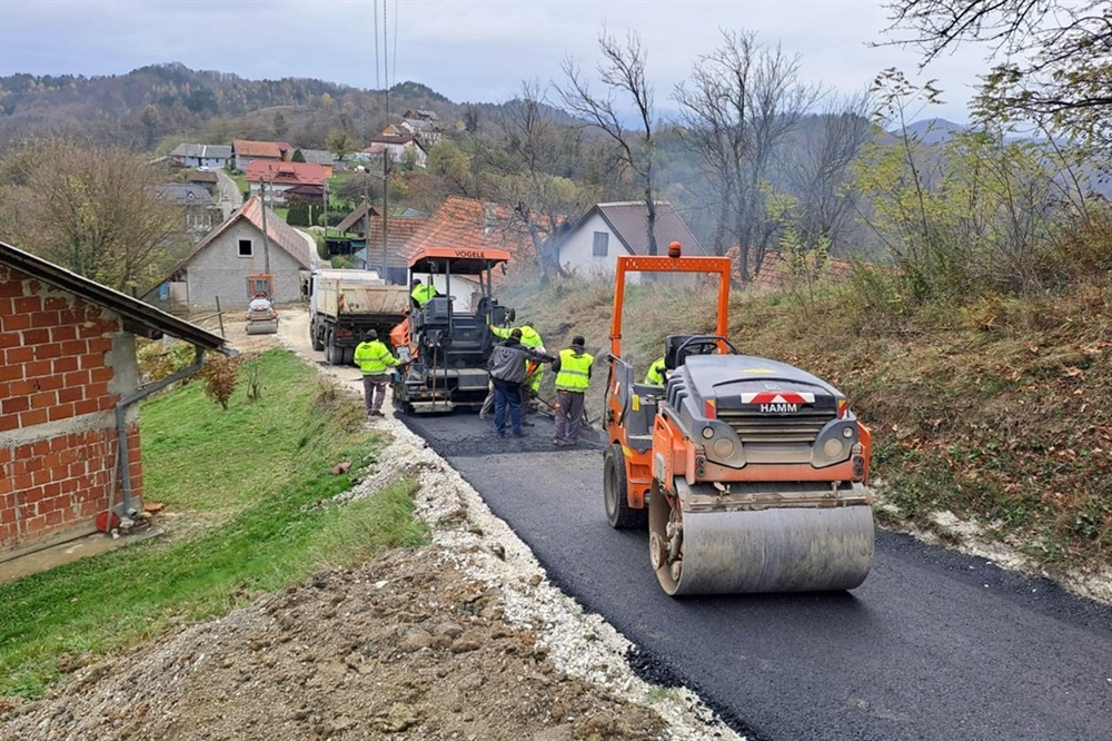 Nastavak radova na području Općine Bednja, uređene prometnice u Ježovcu i Jamnom