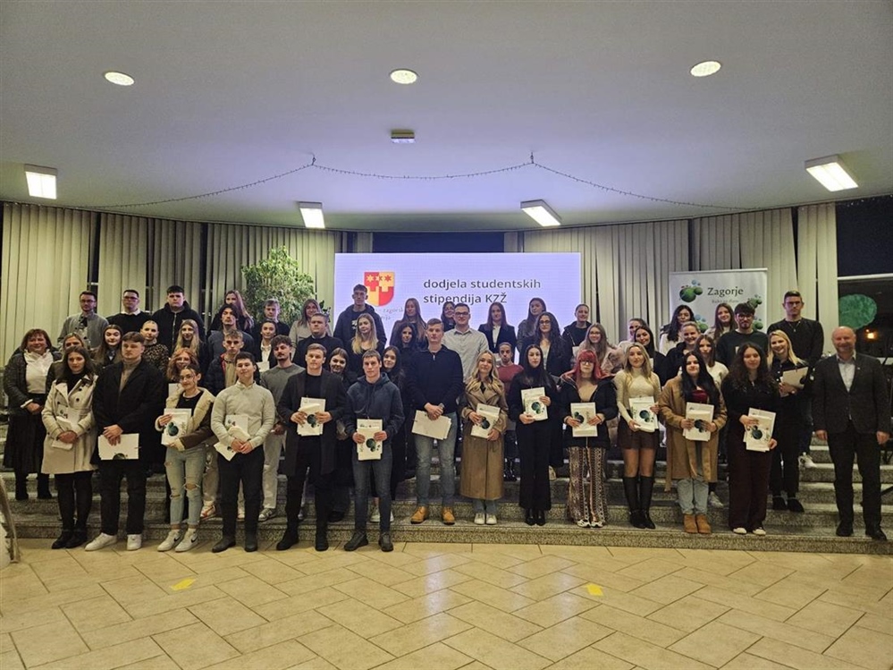 Župan Kolar: Na dodjeli čak 96 studentskih stipendija, promovirali smo i spot pjesme "Bajka na dlanu", himnu naše županije