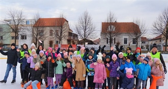 Brojni čakovečki osnovnoškolci na klizačkom kampu u okviru „Zimskih sportskih praznika“, posjetila ih gradonačelnica Cividini