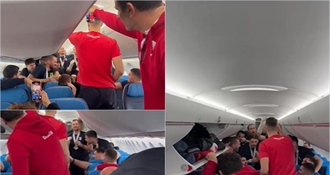 VIDEO Naši srebrni rukometaši napravili neviđenu atmosferu u avionu, Zagreb spreman za doček!