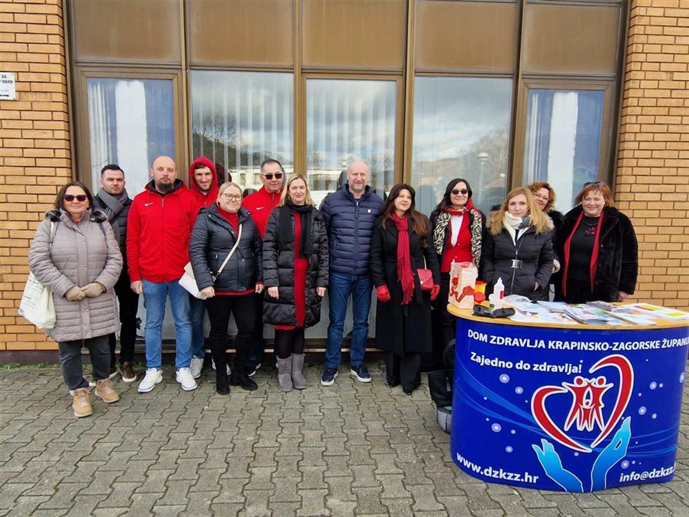 Župan Kolar i zamjenica Petek obišli patronažne sestre na krapinskoj pontarosi: Podizanje svijesti o moždanom udaru kod žena