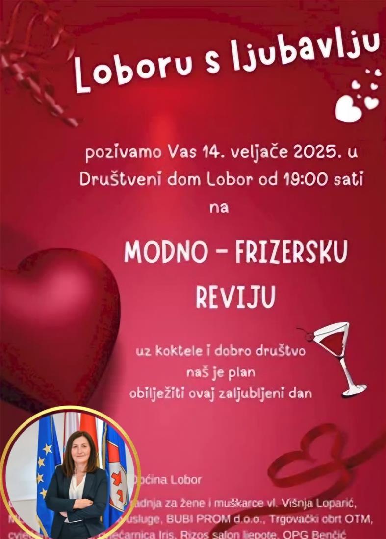 Ne propustite jedinstveni događaj u Loboru - modno frizersku reviju povodom Valentinova