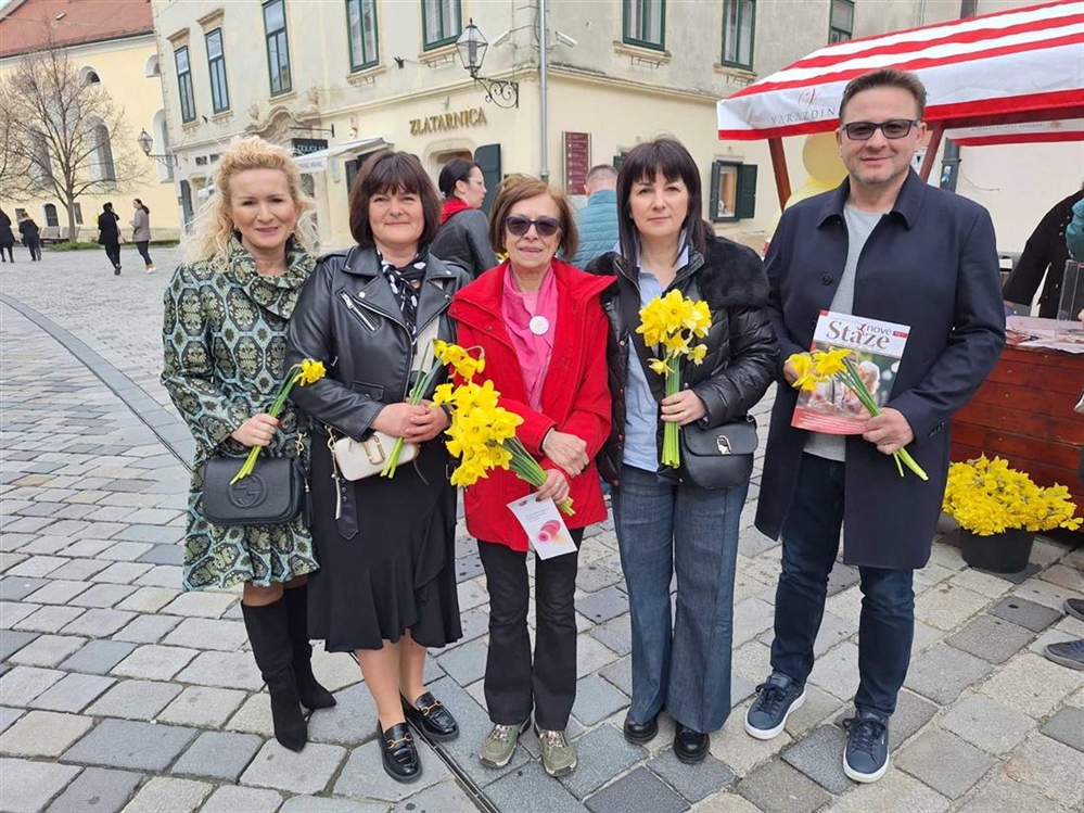 I u Varaždinu obilježen Dan narcisa, dr. Kiđemet Piskač istaknula važnost preventivnih pregleda