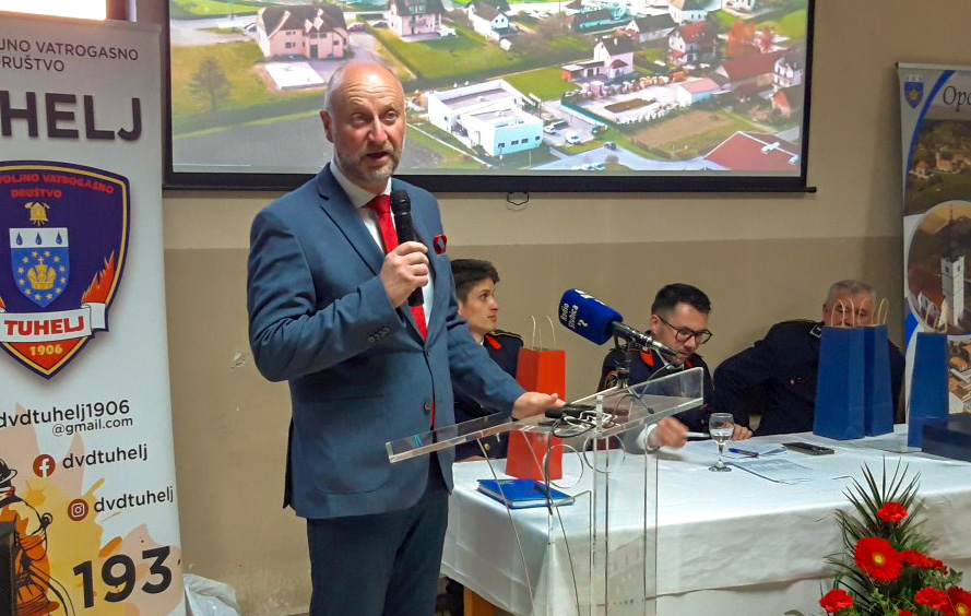 DVD Tuhelj otvorio novo vatrogasno spremište – svečanosti prisustvovao i župan Željko Kolar