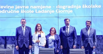 Zamjenica Zagorec potpisala ugovor o financiranju dogradnje dvorane PŠ Ladanje Gornje, vrijedan gotovo 492 tisuće eura