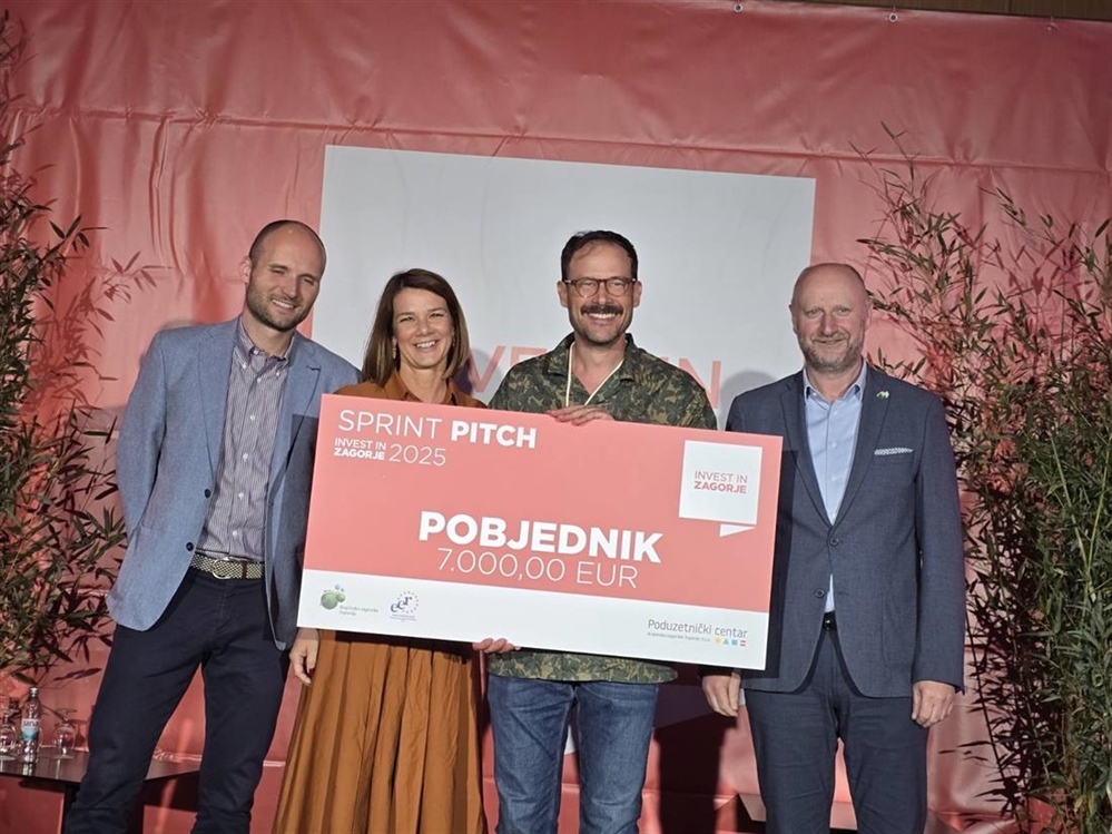 Pobjednik 'Sprint pitcha' je Slaven Abdović s projektom Budi suh
