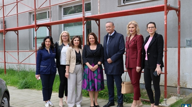 Ministrica Hrstić sa županom Korenom obišla radove dogradnje Doma zdravlja u Križevcima, vrijedne 8,5 milijuna eura