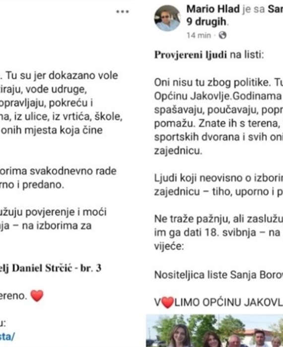Kampanja Ctrl+C, Ctrl+V: Načelnica Jakovlja prepisala cijelu kampanju s otoka Krka – slučajno?