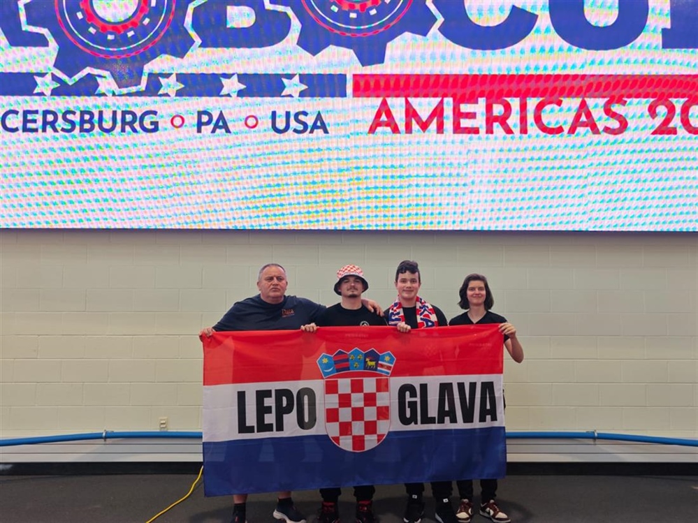 Varaždinski učenici osvojili zlato za Hrvatsku na RoboCup Americas 2025