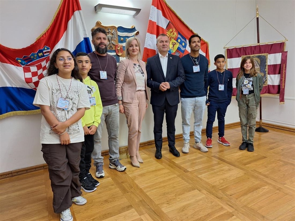 Učenici iz Europe u Varaždinskoj županiji uče kroz ples, glazbu i igru - ugostio ih župan Stričak