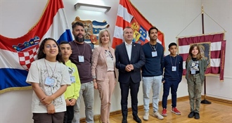 Učenici iz Europe u Varaždinskoj županiji uče kroz ples, glazbu i igru - ugostio ih župan Stričak