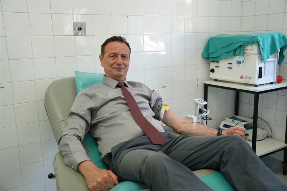 Varaždinski gradonačelnik Bosilj 50. put darivao krv: Moj osobni čin, ali i poruka kakav grad nastojimo biti