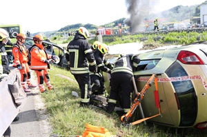 FOTO: Vatra i akcija - ovako je izgledala velika vježba u Krapini
