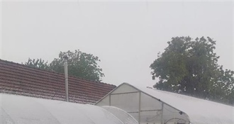 Jaka tuča pogodila Domašinec u Međimurskoj županiji, padala je i u Zagorju
