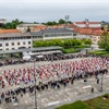 Za kraj Maturantike: Gotovo 700 varaždinskih maturana zaplesalo quadrillu