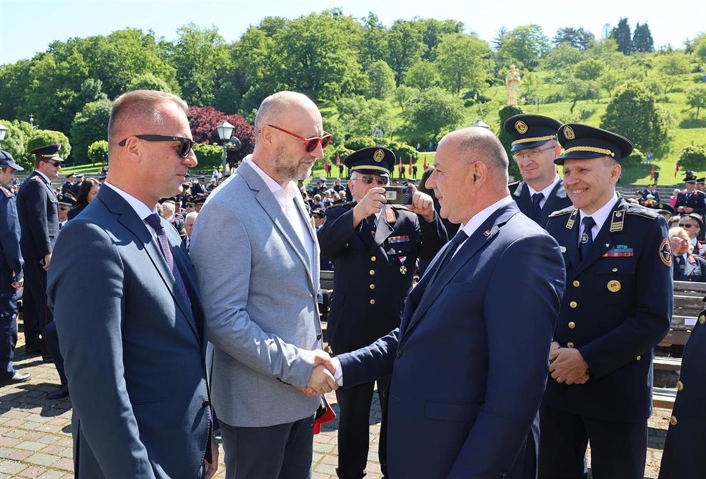 Hodočašće vatrogasaca u Mariju Bistricu