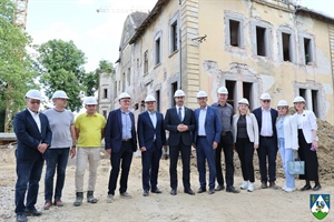 Župan Koren i ministar Glavina obišli radove obnove dvorca Inkey, vrijedne 15,7 milijuna eura