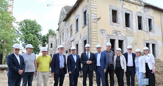 Župan Koren i ministar Glavina obišli radove obnove dvorca Inkey, vrijedne 15,7 milijuna eura