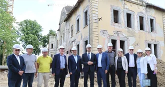 Župan Koren i ministar Glavina obišli radove obnove dvorca Inkey, vrijedne 15,7 milijuna eura