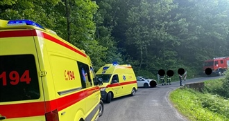 Teška prometna na cesti Gornja Stubica - Laz