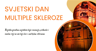 Krapinsko-zagorska županija osvijetlila zgradu u narančasto te tako podržala Svjetski dan multiple skleroze i oboljele osobe