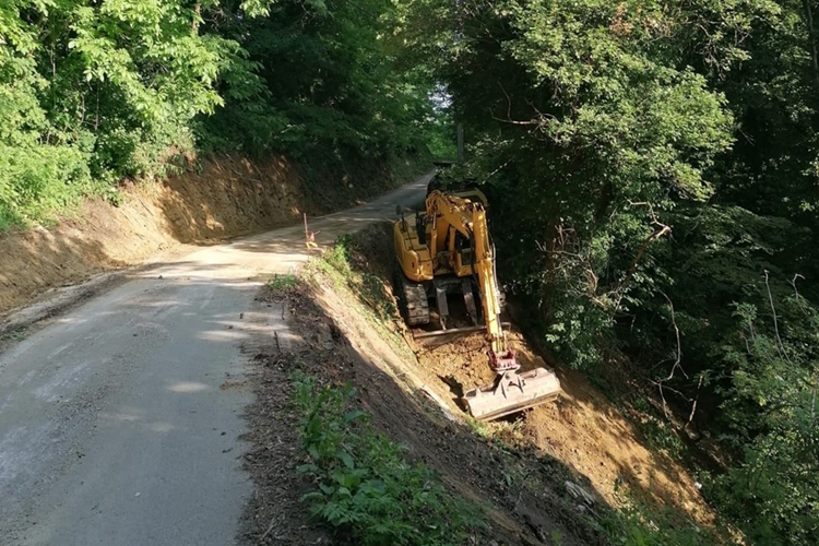 Donja Voća: Krenuli radovi na sanaciji klizišta vrijedni 75 tisuća eura