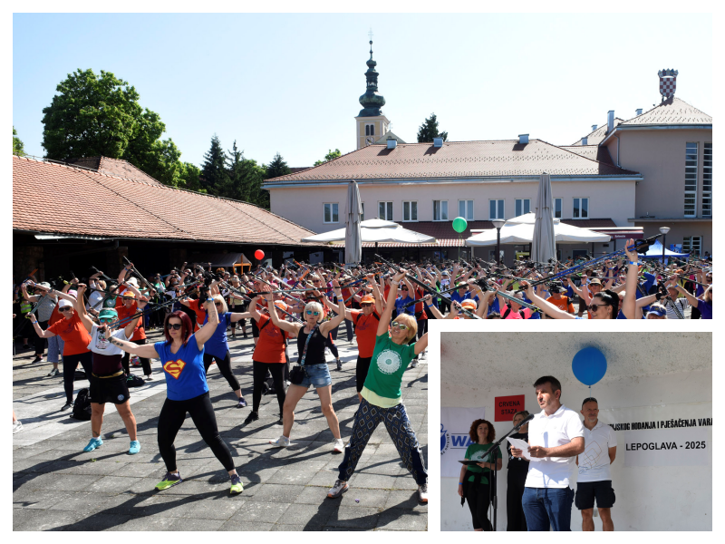 Gradonačelnik Šoštarić otvorio Festival nordijskog hodanja i pješačenja: Petstotinjak nordijskih hodača „okupiralo” Lepoglavu