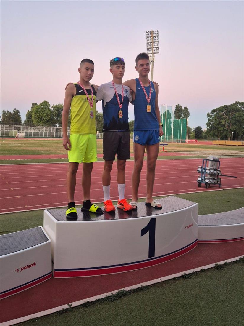 BRAVO: Juraj Skupnjak iz TK Maraton Krapina prvak Hrvatske na 1000 metara na otvorenom
