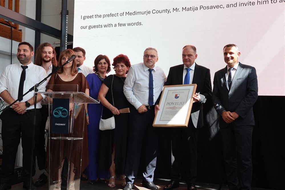 Župan Posavec uručio Povelju tvrtki od iznimne važnosti za gospodarstvo Međimurja