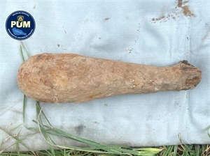 Djelatnik HEP-a radnim strojem u Maloj Subotici pronašao zaostalu minobacačku granatu iz 2. Svjetskog rata