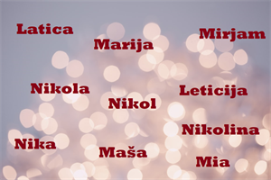 DANAS IM JE IMENDAN Uputite im lijepe želje