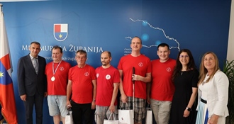 Župan Posavec ugostio državnog prvaka Dragutina Andrašeca i njegove kolege: Utirete put inkluziji ljudima s invalidnošću