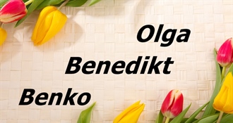Čestitajte imendan današnjim slavljenicima, oni su Olga, Benedikt i Benko