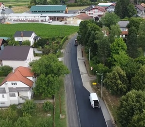 Asfaltirano 1700 metara županijske ceste koja prolazi kroz tri naselja u općini Dubravica
