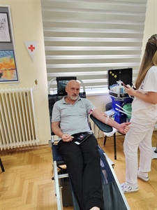 U organizaciji GDCK Krapina prikupljeno 398 doza krvi: Davorin Malogorski krv dao 100-ti put