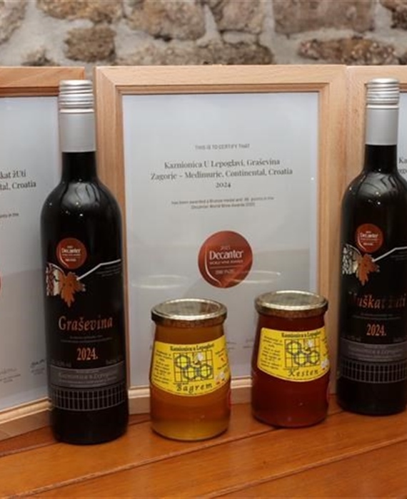 Kaznionica Lepoglava ponovno briljira: Medalje za vino i med i na međunarodnim natjecanjima!