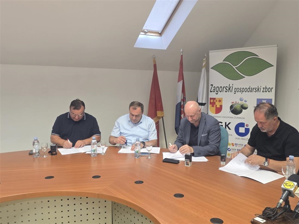 Potpisan Sporazum o suradnji za 33. Zagorski gospodarski zbor - ovogodišnja županija partner je Splitsko-dalmatinska županija